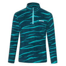 (9-10 Years, Mediterranea) Regatta Childrens/Kids Hot Shot II Zebra Print Fleece Top