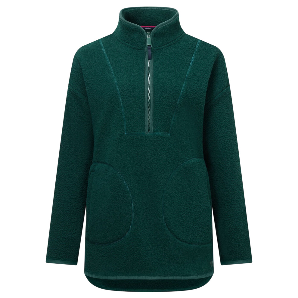 Regatta Women's Green / Frankie Borg Half Zip Longline Fleece Top - Size 20 UK - Image 3