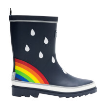(5 UK Child, Navy) Regatta Childrens/Kids Mudplay III Rainbow Wellington Boots