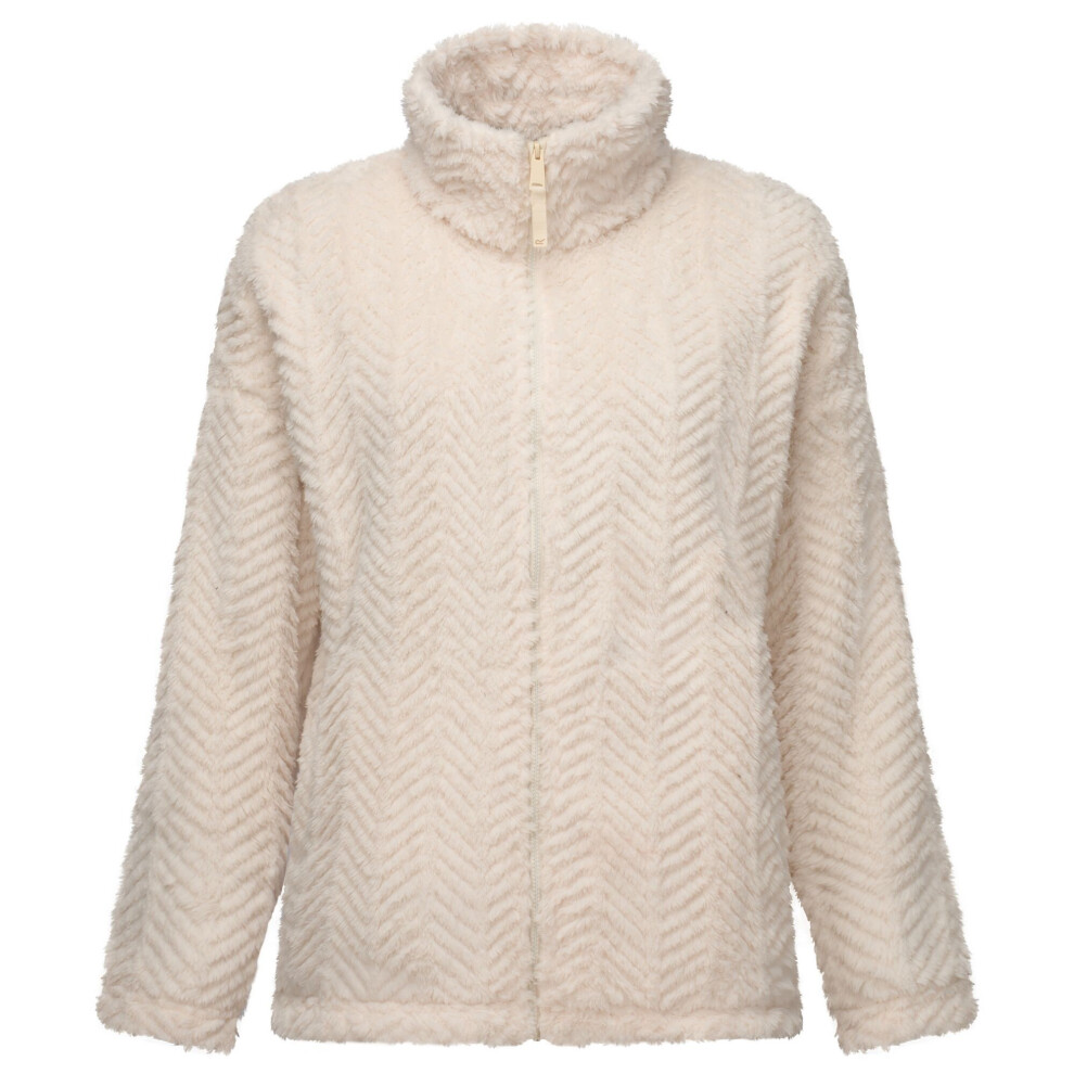 Regatta Women's Light Ayana Full Zip Fleece Jacket - Vanilla - 10 Uk - Vanilla - 70% Polyester/30% Recycled Polyester - Image 2