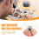 48PCS Watch Crowns Watch Waterproof Replacement Assorted Repair Tools with Box 4