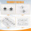 48PCS Watch Crowns Watch Waterproof Replacement Assorted Repair Tools with Box 6