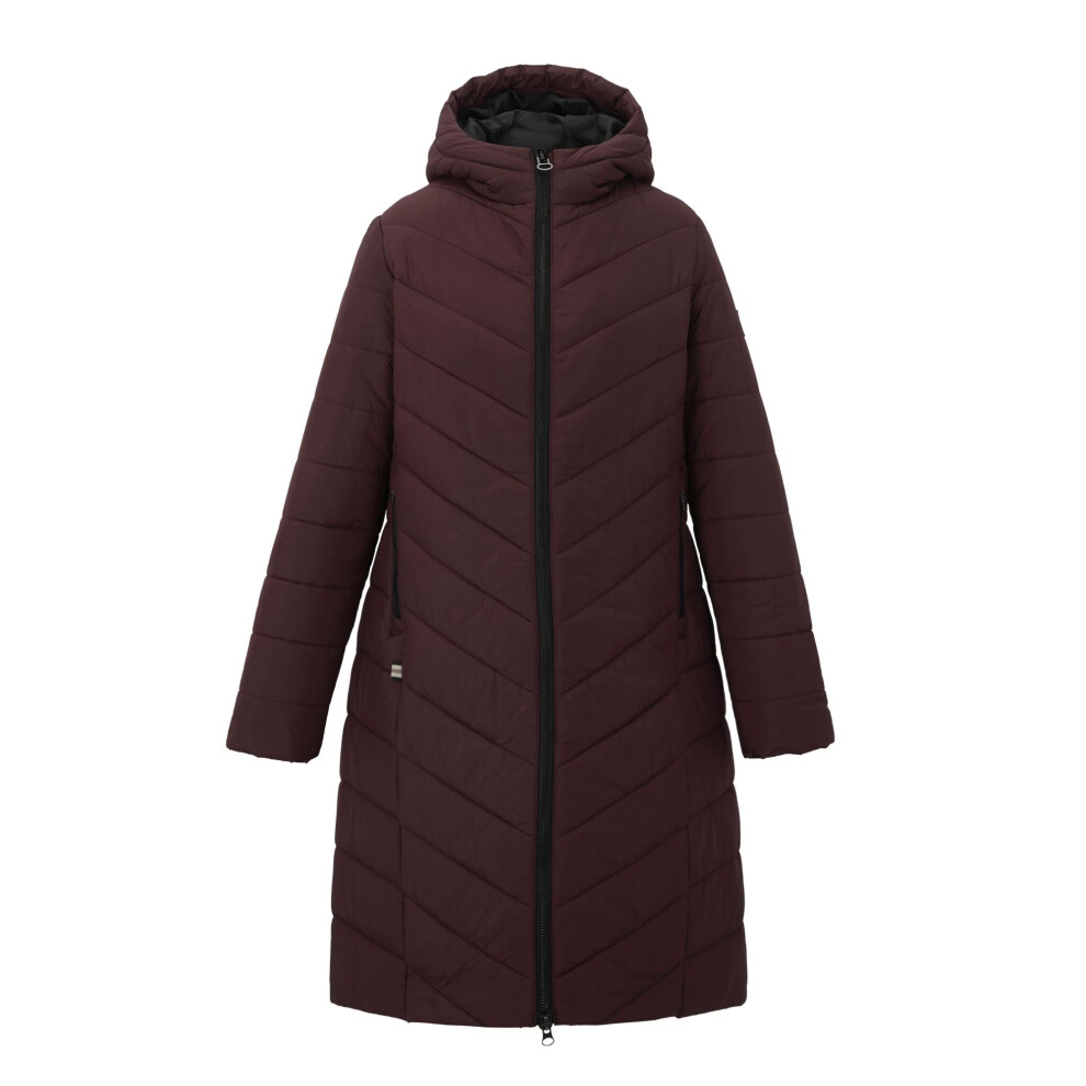 Regatta Women's Burgundy Adela Padded Jacket - 18 Uk - 70% Polyester/30% Recycled Polyester - Image 2