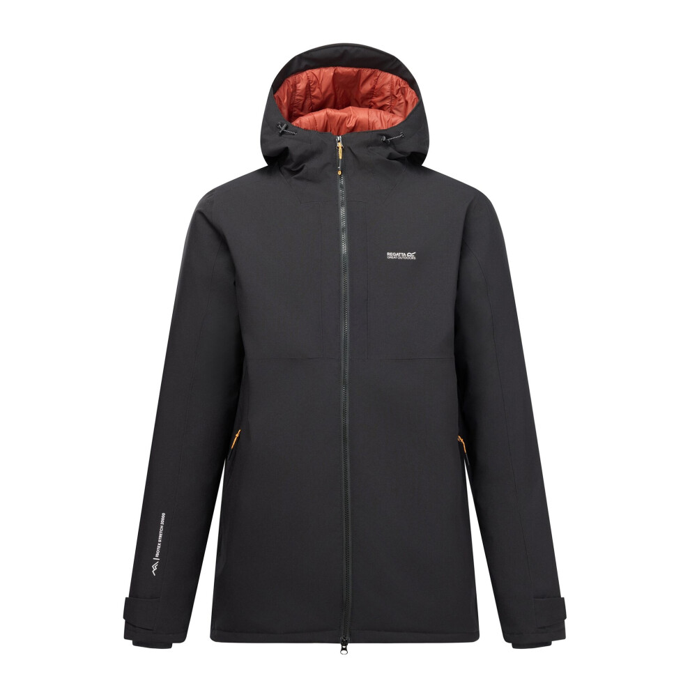 Regatta Men's Black Hoscar Waterproof Insulated Jacket - Size Regular/36 - Image 2