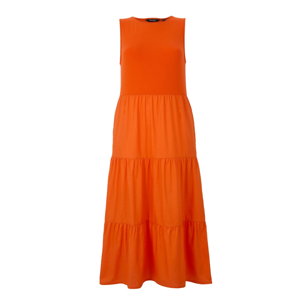 Regatta (12 Uk, Tangerine Tango) Womens/Ladies Tarise Midi Dress