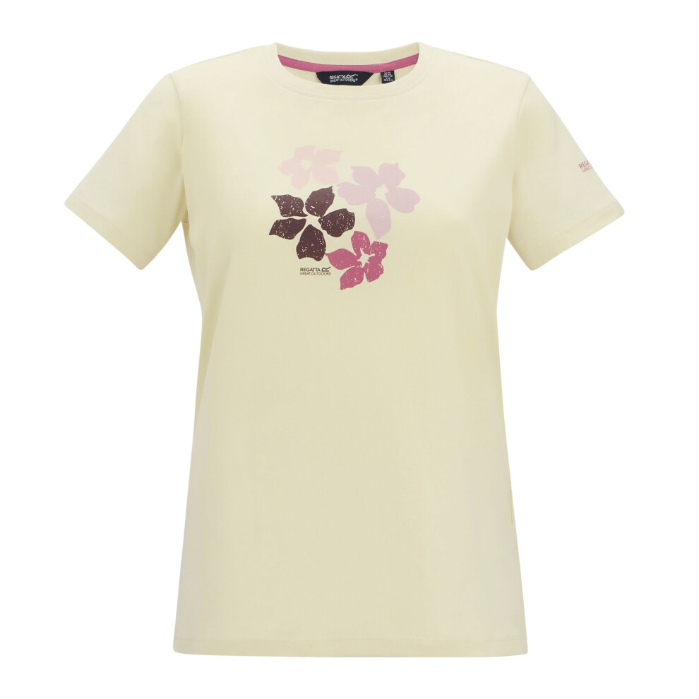 Regatta (8 Uk, Light Vanilla) Womens/Ladies Filandra Vx Shadow Flower T-Shirt