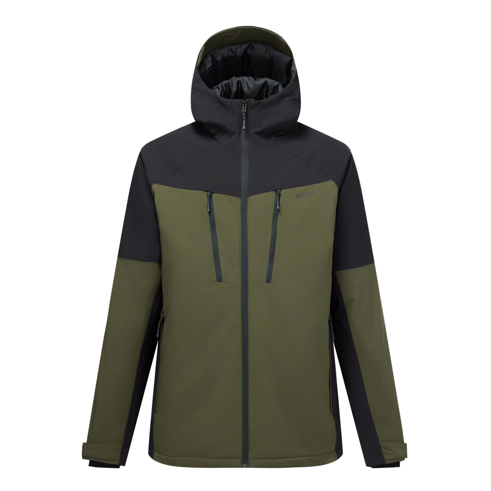 Regatta Men's Blue Highton Two Tone Waterproof Stretch Insulated Jacket - Dusky /Navy - S - Dusky /Navy - 100% Mixed - Image 2