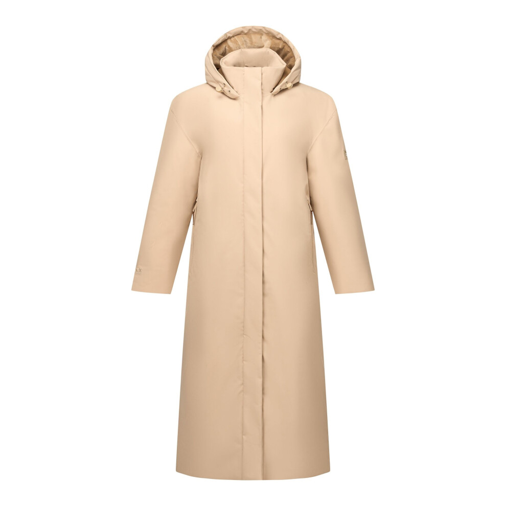Regatta Women's Janna Waterproof Long Length Insulated Jacket - Barleycorn - 18 Uk - Barleycorn - 100% Mixed - Image 2