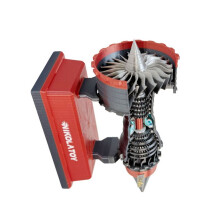 NIKOLA TOY Turbofan Engine Model Aviation Aircraft Power Turbine for Aviation Enthusiasts and Collectors A