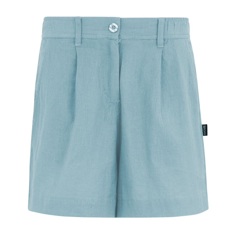 Regatta Women's Sabelle Shorts - Chambray - 12R - Chambray - 50% Lyocell/50% Viscose - Image 2