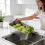 (Silver Clamp)Kitchen Sink Strainer Basket Multipurpose Corner Garbage Storage Drain Basket 7