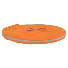 (8m, Orange) HyVIZ Reflector Lunge Rein
