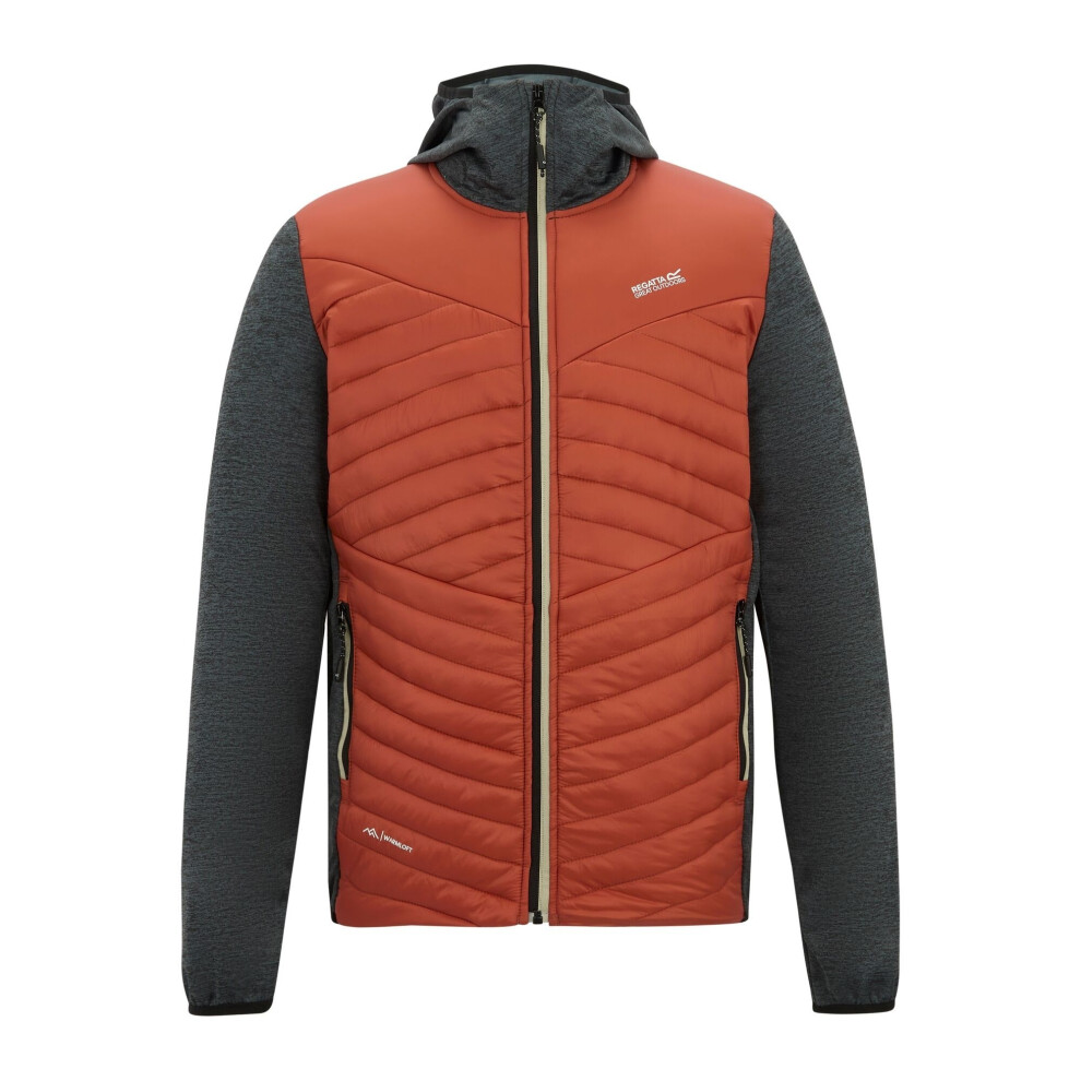Regatta Men's Black/Brown Andreson Marl Hybrid Jacket - /Wood - 3XL - /Wood - 100% Polyamide - Image 2