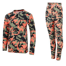 (9-10 Years, Huckleberry) Dare 2B Childrens/Kids Pow II Camo Base Layer Set