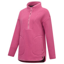 (20 UK, Violet) Regatta Womens/Ladies Frankie Borg Half Zip Longline Fleece Top