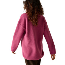 (16 UK, Violet) Regatta Womens/Ladies Frankie Borg Half Zip Longline Fleece Top
