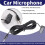 Car Audio Clip Microphone 3.5mm Jack Plug Wired External  Mic Overhead Console for Car Multimedia Straight Plug 10