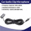 Car Audio Clip Microphone 3.5mm Jack Plug Wired External  Mic Overhead Console for Car Multimedia Straight Plug 7