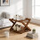 (Brown)Bamboo Multi Layer Folding Shoe Rack Storage Shelf Indoor Use Durability Sturdy 8