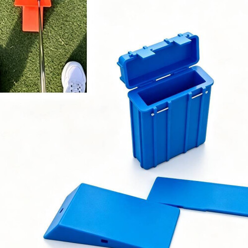 (Orange)Golf Swing Trainer con Materiale Petg per Pratica Quotidiana e Miglioramento Abilità 2