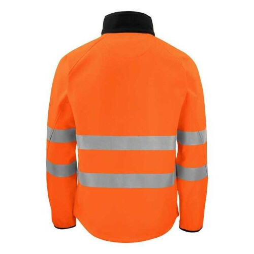 (3XL, Orange/Black) Projob Mens Prio 6432 Soft Shell Jacket 1