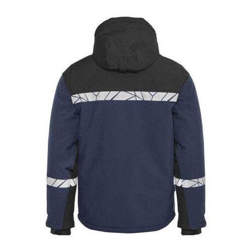 (M, Navy/Black) Projob Mens Progression 7415 Padded Work Jacket 1