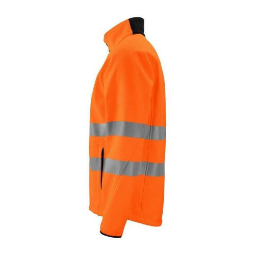 (XL, Orange/Black) Projob Mens Prio 6432 Soft Shell Jacket 2