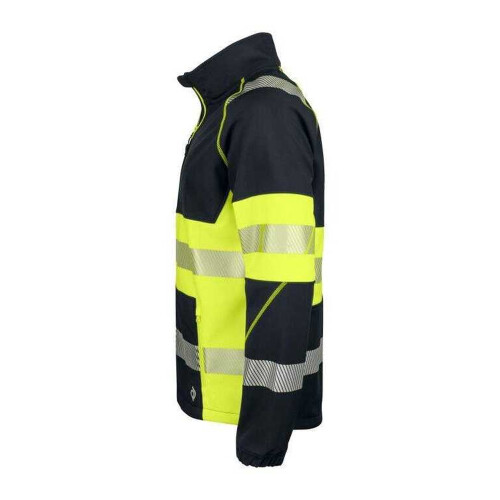 Projob Mens 6443 Class 1 Soft Shell Jacket 2