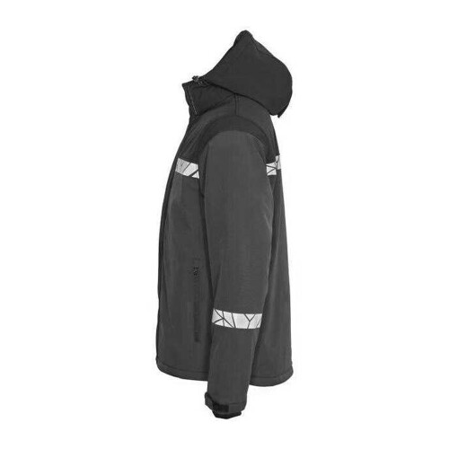 (L, Grey/Black) Projob Mens Progression 7415 Padded Work Jacket 2