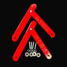 (Red)Connecteurs de support d'échelle de remplacement avec supports de fixation pour construction d'escalier art