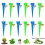 (12pcs)Sistema automático de picos de riego automático jardín hogar maceta herramienta riego 1
