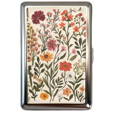 (Floral) Vintage Versatile Cigarette Case/Card Holder Vintage Versatile Card & Cash Case