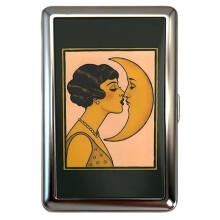 (Moon Kissed) Vintage Versatile Cigarette Case/Card Holder Vintage Versatile Card & Cash Case