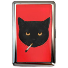 (Cat) Vintage Versatile Cigarette Case/Card Holder Vintage Versatile Card & Cash Case