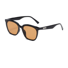 (StyleB)Stilvolle Sonnenbrille Damen kleines Gesicht modischer Sinn trendig quadratisch UV-Schutz