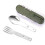 Multifunctional Camping Portable Folding Stainless Steel Cutlery Tableware 5
