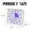 60 Minute Visual Timer for Kids, Visual Countdown Timer for Office Kitchen Pomodoro Timer with Silent Operation Black 5