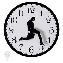 Horloge de Promenade, Horloge Murale Silly Walk, une Horloge Murale IntéRessante pour Chambre à Coucher, Cuisine, Salon, DéCoration D'IntéRieur