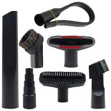 Accessoires et PièCes Jointes pour Aspirateur de 1 1/4 Pouce, Brosse de Nettoyage Domestique, Buse de Fixation Flexible pour Suceur Plat