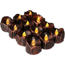 12pcs Halloween Candles Light Flameless Candles Flickering Candle Lights Halloween Decorations For Halloween Christmas Home Decoration