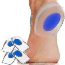 Hielspoor 4-delige orthopedische siliconen gel hielinlegzool - Achillespees tendinitis orthese voor dames en heren