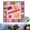 Pink Couples Interactive Board Game Romantic Date Night Game Set with Game Pieces & Dice 3