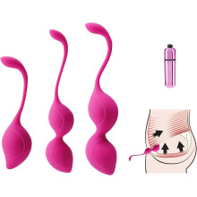 Ben Wa Balls Kegel-jumppapallot naisille, henkilökohtaiseen hygieniaan, rentoutumisharjoitteluun, aloittelijoille ja edistyneille, pehm