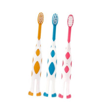 Lot de 6 brosses à dents de voyage biodégradables pour enfants.