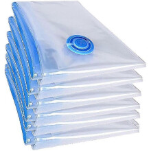 6 Pieces Xxl Vacuum Bags, Duvets, Vacuum Set, Clothes Bags 100x70cm