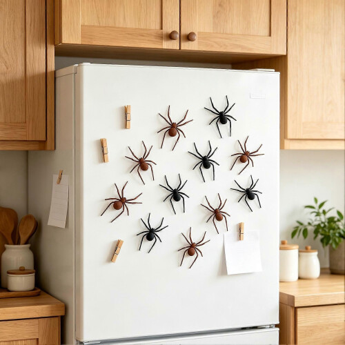 Creepy Spider Magnet – 3D Decorative for Halloween Party 1
