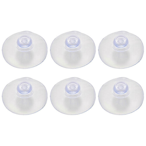 100 ventouses transparentes de 40 mm en forme de champignon.