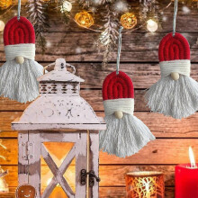 Regenbogen-Wanddeko zum Aufhängen, Regenbogen-Weihnachtsmann-Ornament, niedliche Wanddekoration, geeignet für Feste und als Geschenk
