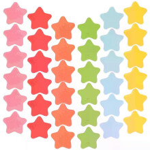 120 stuks witte magneetmagneten voor de koelkast, sterrenvormig, geschikt voor volwassenen, schoolbordstickers met sterren voor kindere