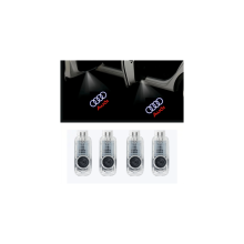 Paquete de 4 unidades, compatibles con proyectores de luces con el logotipo de Audi para A4L/A5/A6L/A7/A8L/Q3/Q5/Q7 – iluminación